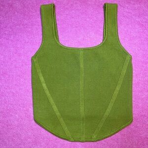 House of Harlow 1960 Olive Knit Top